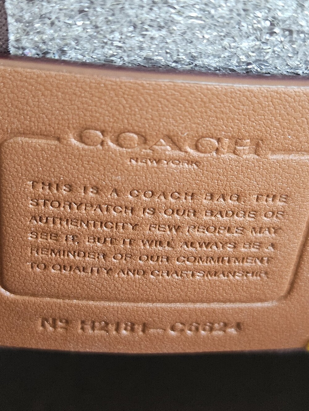 NWT Coach Metallic Green Crossbody/Clutch - Picture 6 of 9